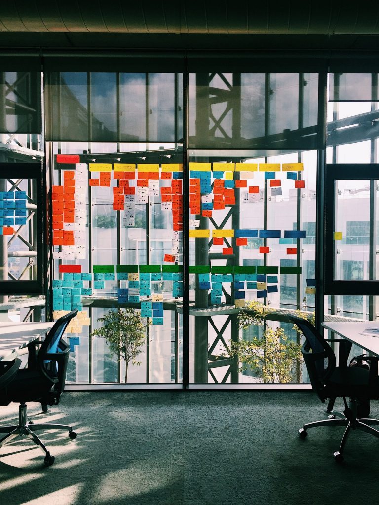 Agile Office Darstellung eines agilen Büros
