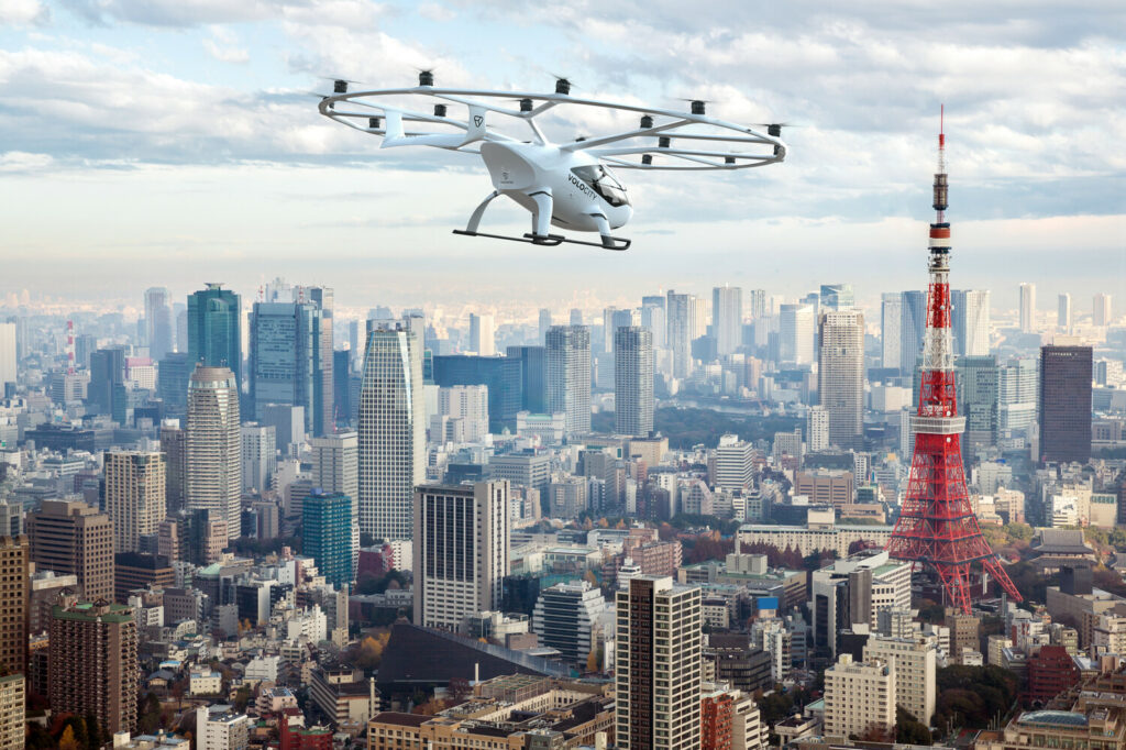 VoloCity flies over Tokyo
